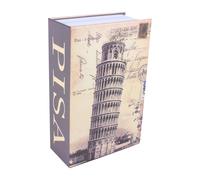 Cassetta di sicurezza per libri con dizionario, cassetta di sicurezza nascosta per oggetti di valore, gioielli e denaro, custodia in lega di alluminio ABS con 2 chiavi, soluzione (Tipologia Torre