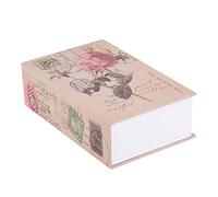 Cassetta di Sicurezza per Libri creativi, Cassaforte del Libro di deviazione con Serratura a Combinazione, Custodia Portatile per Collezione di Gioielli con Denaro (Gold)