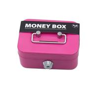 Cassetta di sicurezza per soldi | Cassetta di sicurezza di Mini cassetta per contanti in metallo Banca dei soldi | Salvadanaio sicuro per, salvadanaio in metallo, portatile, p