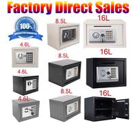 Cassetta di sicurezza salvadanaio elettronico di sicurezza digitale per contanti Home Office, gioielli, acciaio di sicurezza di grande capacità con chiavi e bulloni