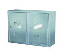 Cassetta doppia contatore gas in lamiera zincata H1000 x L1300 x P650mm