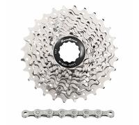 Cassetta e catena (pack) 10v. Sunrace RS1 11-28 strada per Shimano (livello 105)