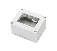 Cassetta esterna 3 moduli custodia IP20 per pulsanti compatibile anche con Vimar Plana