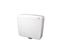 KARIBA - SUPER KARIBA CASSETTA WC ESTERNA A ZAINO 9 LT. TUBO Ø 40 MM. BIANCA BASSA O MEDIA POSIZIONE 334008