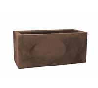 Cassetta fioriera liscia in resina BRONZO ANTICO MOD FENICE ELBI