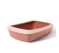 Cassetta igienica con bordo Savic Iriz - 50 cm - champagne rosa
