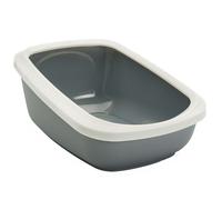 Prezzo speciale! Cassetta igienica Savic Aseo Jumbo con bordo alto - grigio chiaro / bianco