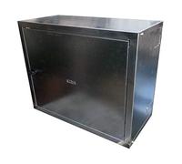 Cassetta in kit per contatore acqua (PUGLIELLI SRL certificata ISO 9001:2015) acciaio zincato 6/10 (40 x 55 x 25)