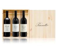 CASSETTA IN LEGNO "PRUNOTTO" DA 3 BOTTIGLIE