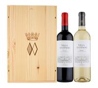 CASSETTA IN LEGNO "VILLA ANTINORI" DA 2 BOTTIGLIE