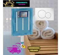 Cassetta Incasso Geberit Completa con Placca Sigma 01 Bianca - Design Moderno