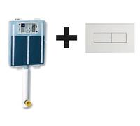 Cassetta incasso wc vaso "IDEA BLU 4.5" ITS TODINI canotto e placca magnetica