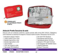 CASSETTA KIT PRIMO PRONTO SOCCORSO VALIGETTA IN DIVERSE VARIANTI