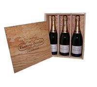 Cassetta Legno 3 Laurent Perrier La Cuvée Brut