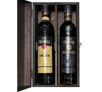 Cassetta Legno Grappa Limousin e Amaro Francoli