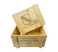 Cassetta Legno VUOTA Montevertine Le Pergole Torte 2021 da 6 bt