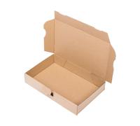 Cassetta Lettere Maxi Großbriefkarton Buchverpackung Bianco Braun Grande