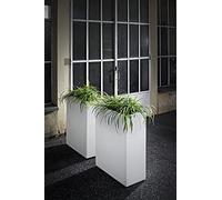 Cassetta liscia alta in resina Fenice cm. 85 BIANCO