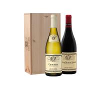 Cassetta Louis Jadot con Chablis e Côte de Beaune-Villages
