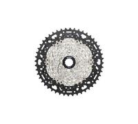 Microshift Advent Mx Black E-series Shimano Hg Cassette Argento 10s / 11-48t Black