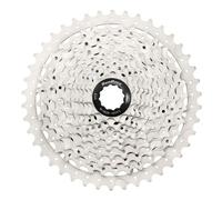 Cassetta mountain bike 2 blocchi + pignoni Sunrace MS3 Shimano Metallic 10 v 11-46 T Argenté