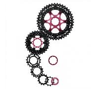 Cassetta MTB 10v 11-42T HG Shimano/Sram Nera - Leggera 385g, Pignoni Alluminio