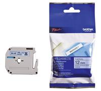 Cassetta nastro Brother M M-K531 Colore Nastro: Blu Colore carattere:Nero 12 mm