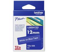 Cassetta nastro Brother TZe TZe-535 Colore Nastro: Blu Colore carattere:Bianco