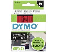 Cassetta nastro DYMO D1 40917 Colore Nastro: Rosso Colore carattere:Nero 9 mm 7