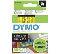 Cassetta nastro DYMO D1 43618 Colore Nastro: Giallo Colore carattere:Nero 6 mm