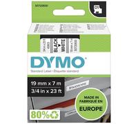Cassetta nastro DYMO D1 45803 Colore Nastro: Bianco Colore carattere:Nero 19 mm