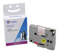 Cassetta nastro G&G BB-B-G-232 Compatibile sostituisce Brother TZe-232 Colore