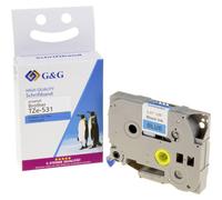 Cassetta nastro G&G BB-B-G-531 Compatibile sostituisce Brother TZe-531 Colore