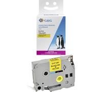 Cassetta nastro G&G BB-B-G-631 Compatibile sostituisce Brother TZe-631 Colore