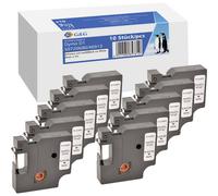 Cassetta nastro Kit da 10 G&G BB-D-G-D1-40913-10 Compatibile sostituisce DYMO