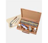 Cassetta Olio Artisti 13 Tubi 20ml + 1 60ml + Accessori