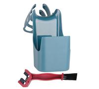 Cassetta Olio Catena Moto,Kit Di Pulizia Catena,Pulizia Catena Bici Con Spazzola E Strumento Di Stoccaggio 'inquinamento Da Petrolio,Kit Di Strumenti Per La Conservazione 'olio Della Catena