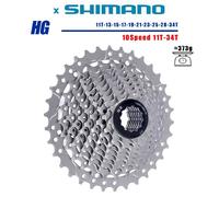 cassetta pacco pignoni bici corsa 11-34t shimano ruota libera 10 velocità 10v