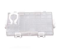 Cassetta per acquerelli con 24 scomparti, grande - trasparente per la conservazione dei colori umidi, con cuscinetto idratante e 6 chiusure a prova di perdite, ideale per