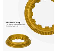 Cassetta per Biciclette, Bici Cassette per Bici a Ruota Libera e Flyele da da da Volo per per Cassetta per Ciclismo in da (Gold)