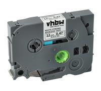 Cassetta per Brother PT D210 D210BK D201 D210VP D201CS D202 D200VP nero-bianco