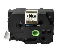 Cassetta per Brother PT PT-9700 PC PT-9500 PC PT-9600 nero-dorato opaco
