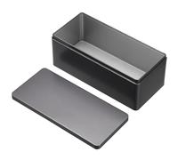 Cassetta Per Contanti In Metallo Con Coperchio - Contenitore Rettangolare In Metallo Per Chiavi Di Sicurezza E Portagioielli | Organizzatore Di Contanti Per Casa, Ufficio, Viaggi, Scuola, Affari