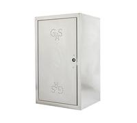 CASSETTA PER CONTATORE GAS ACCIAIO INOX FONDO APERTO (h. 50 x l. 40)