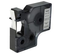 Cassetta per Dymo LabelManager 420P 450D 450 500TS 500 PC II nero-trasparente