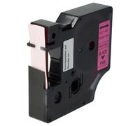 Cassetta per Dymo Rhino 6000 5000 5200 4200 nero-rosa fluo