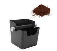 Cassetta per espresso, 11,3 x 9,5 cm Basella da bussare in acciaio inossidabile con shock a bussare staccabile, bidone della discarica per espresso per casa e ufficio