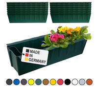 Cassetta Per Fiori Per Europallet 12 Pezzi Verde Scuro Vaso Da Balcone