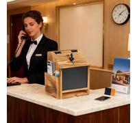 Cassetta Per I Commenti - Contenitore In Legno Bloccabile Da Parete Per Risparmio E Raccolta Fondi - Contenitore Per La Raccolta Delle Mance E Delle Donazioni | Per Scuola Ufficio Ristoranti Bar Sala