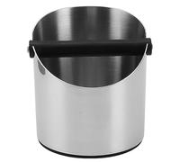 Cassetta per Il Caffè del Caffè LOCADENCE, Round Inossidabile Caffettiera in Acciaio Inossidabile Box, Scatola da Bussare per Caffè Espresso, Accessori per Macchine per Espresso